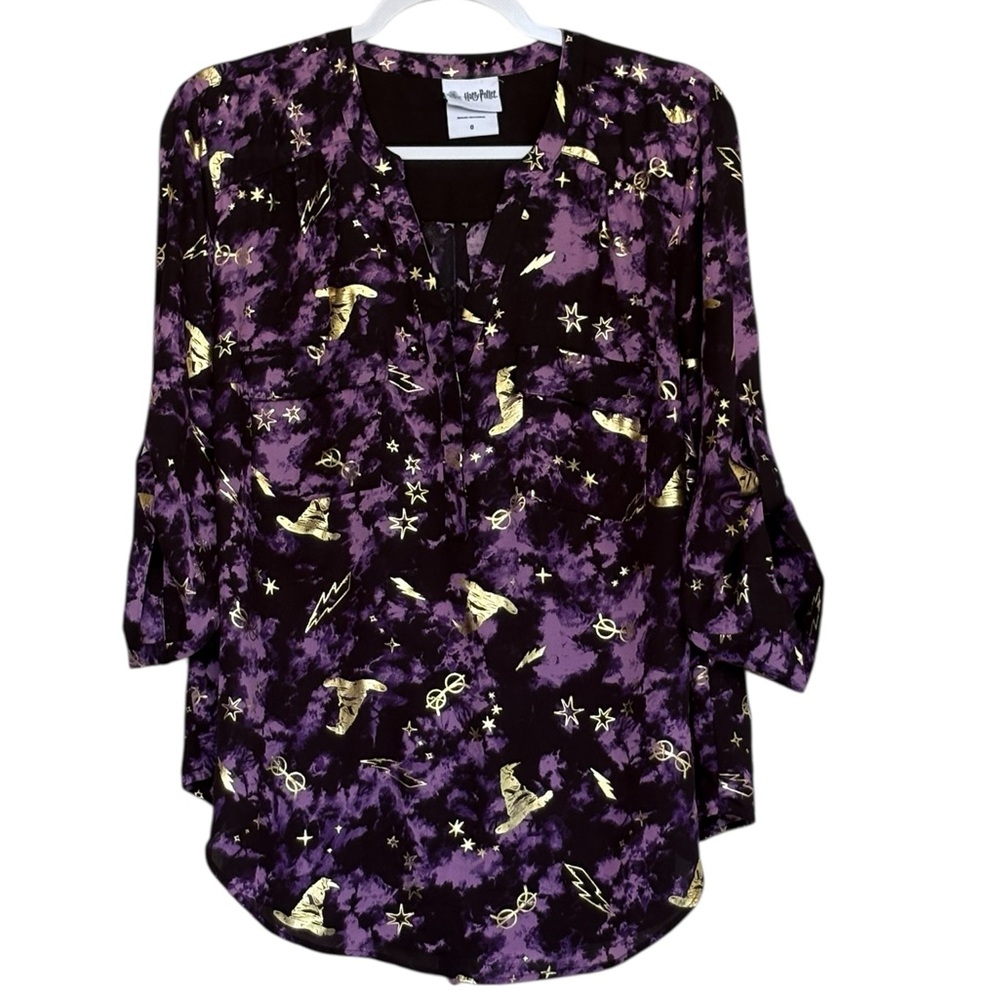 WIZARDING WORLD Harry Potter Wizard Shirt Size 0 (L)